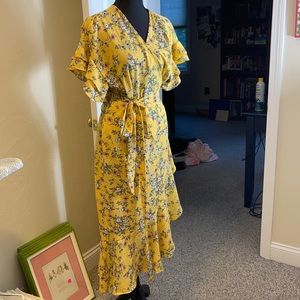 Really pretty wrap dress.